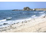 The line of the harbour at Caesarea